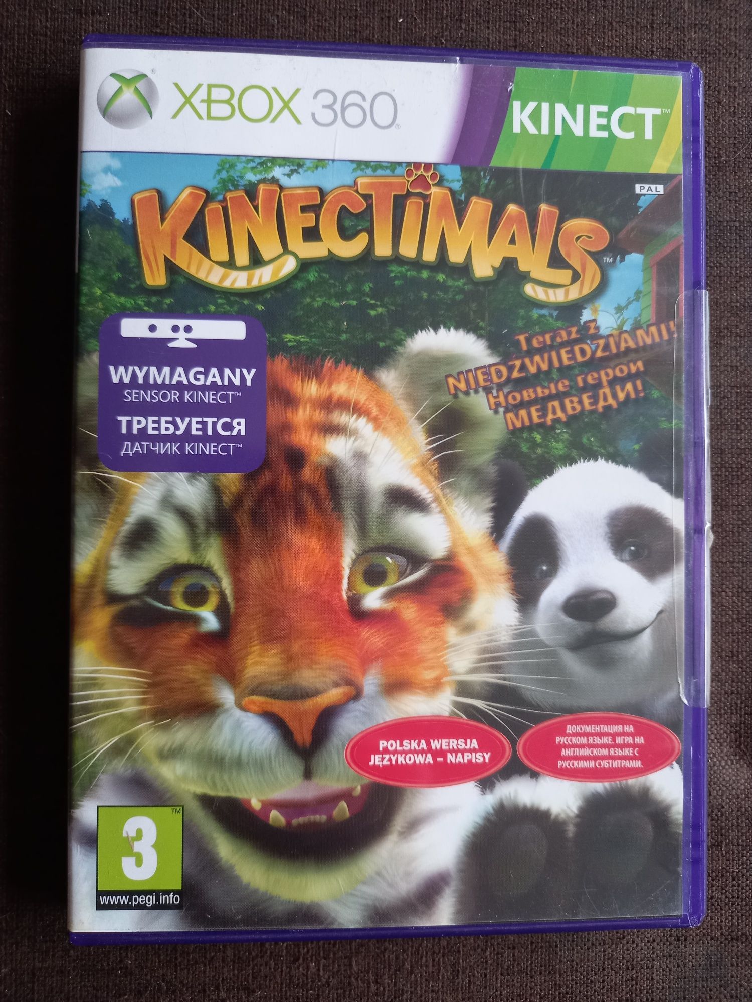 Gra Kinectimals PL Teraz z Niedźwiedziami na konsolę xbox 360