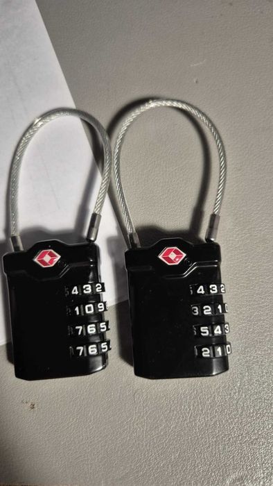 Kłódka do walizki bagażu blokada TSA 3tarczowy zamek szyfrowy K3 2 szt