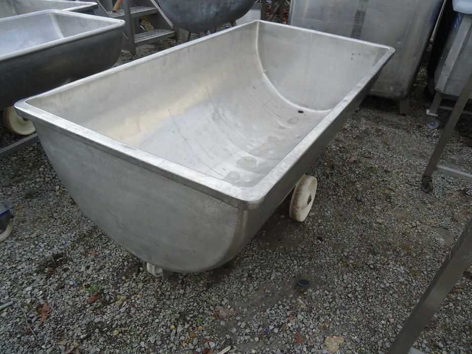 Wanna nierdzewna z stali nierdzewnej  na kółkach ko kwasiak
