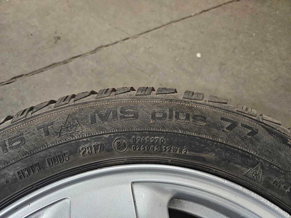4 Szt 175/65 R15 84T Uniroyal MS Plus 77 - 7,30mm 6,80mm