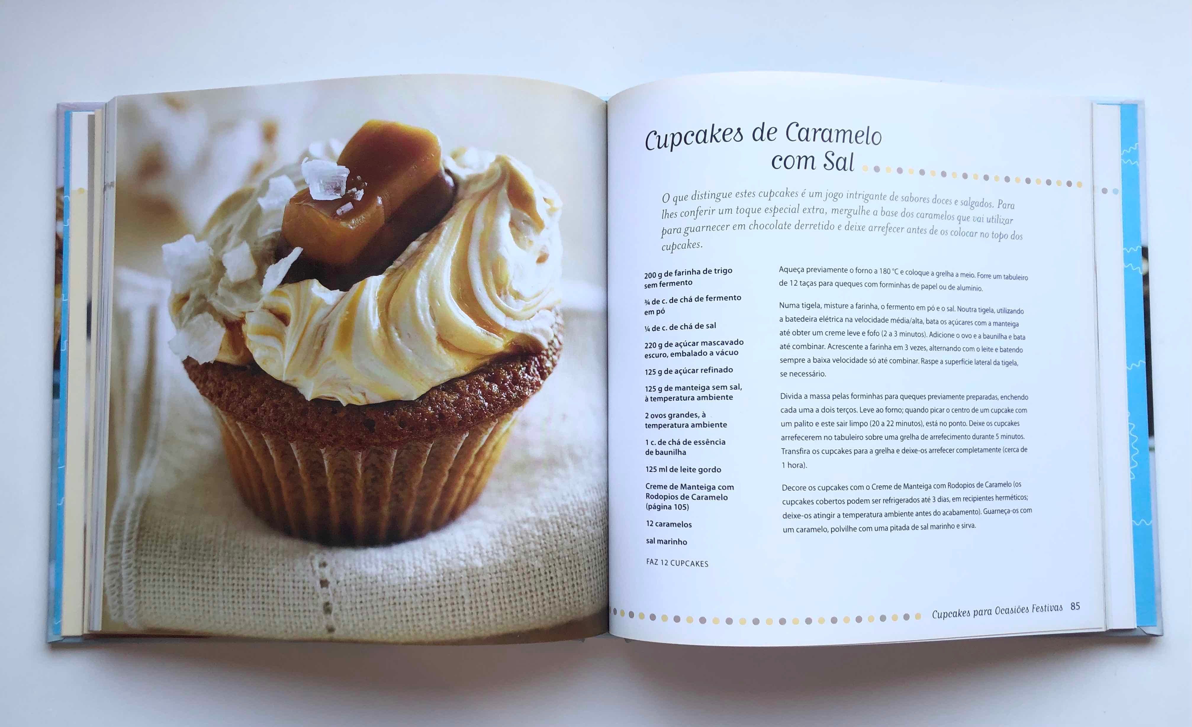 Livro "Cupcakes - Deliciosas tentações confecionadas na sua cozinha"