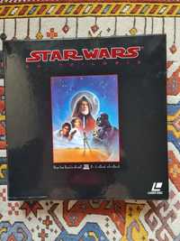 Triologia STAR WARS em Laser Discs - 6 discos, 3 filmes e posters