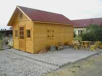 piekny drewniany domek 15 m2 mobilny