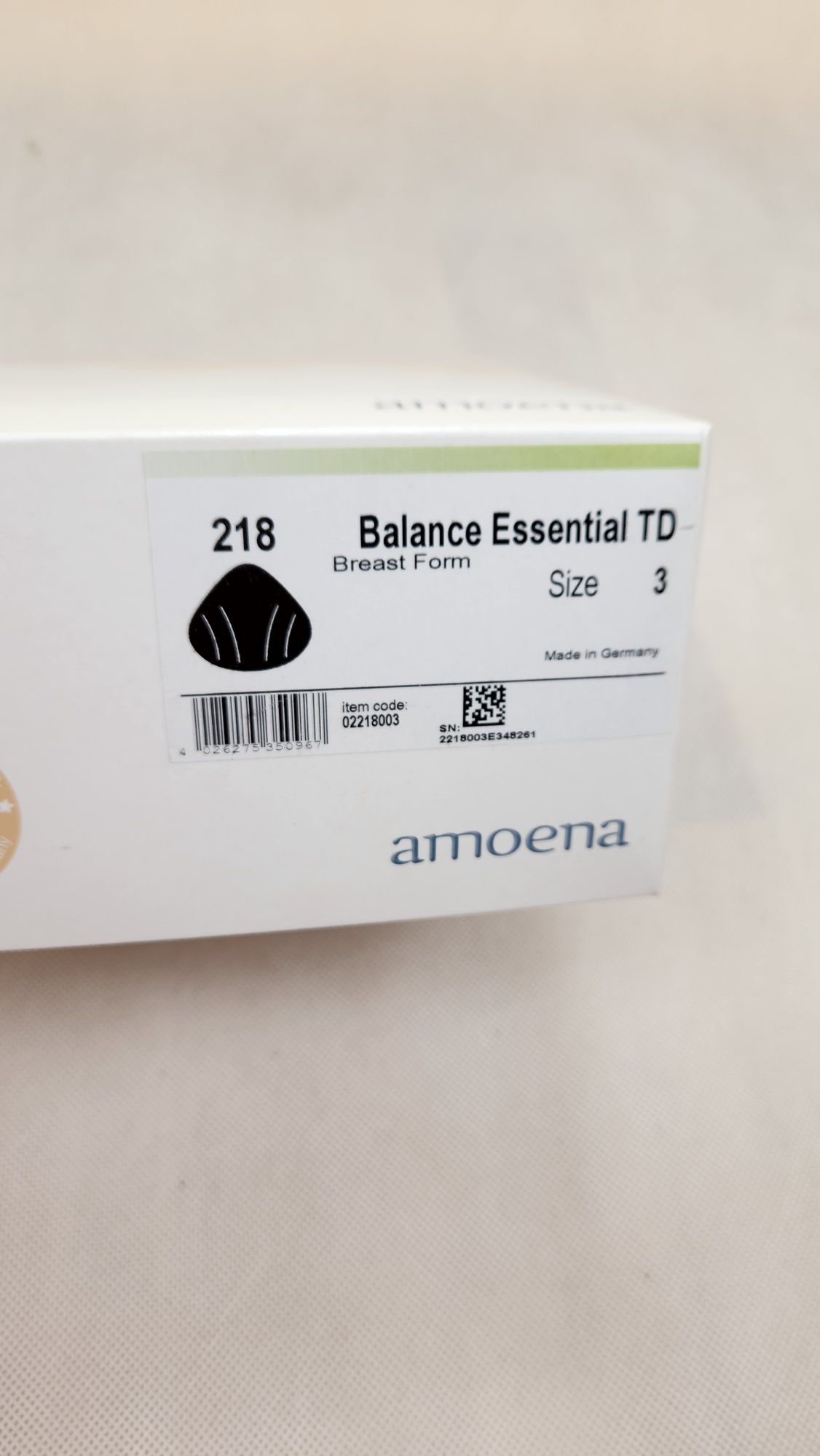 Amoena proteza size 3 218 balance essential TD piersi