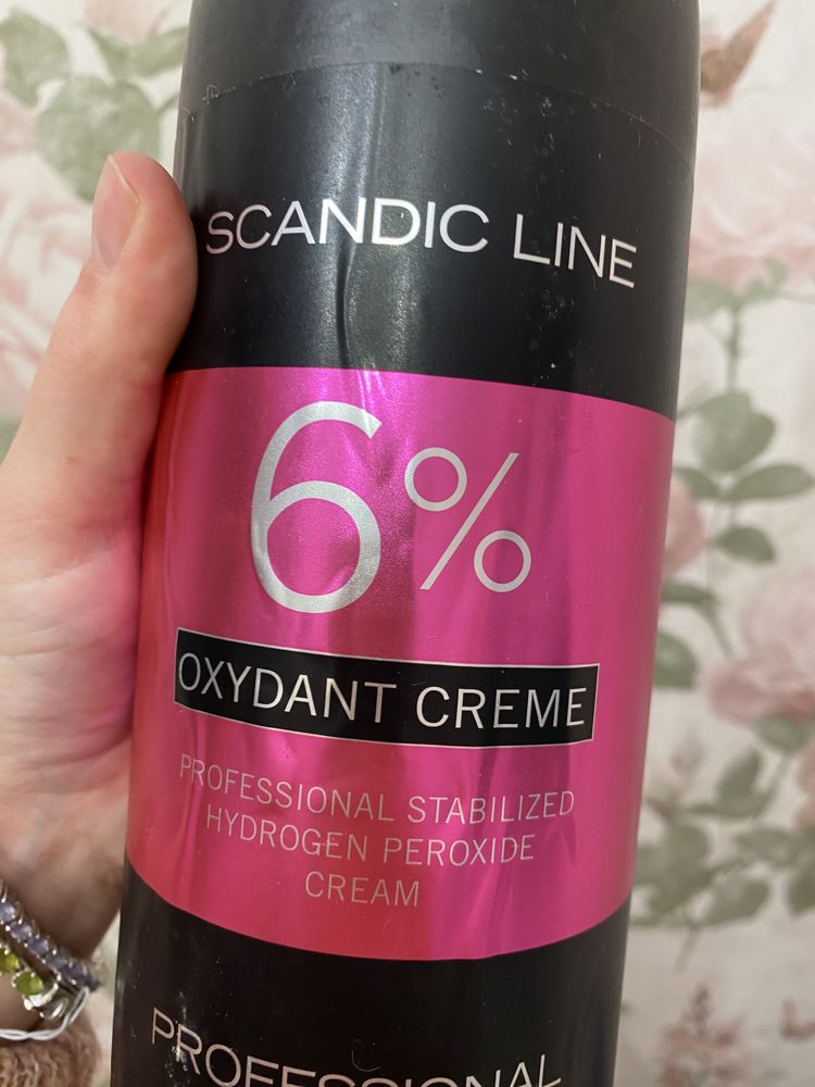 Scandic oxydant 6 % 1 litr do włosow farbowanie rozjasnianie crem