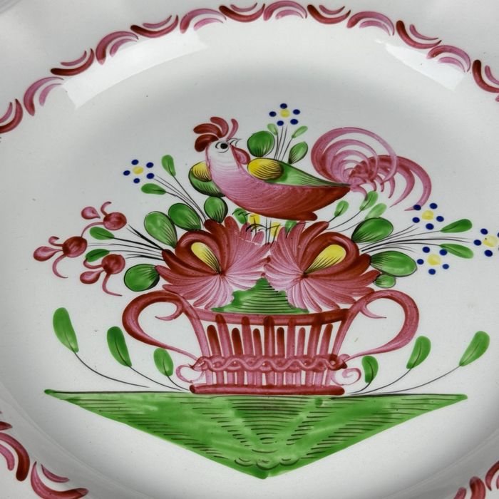 Patera ST Clemenet kolorowe kwiaty ptaszek B4/103002