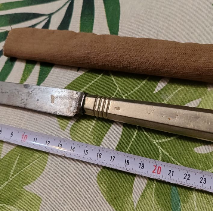 Stary nóż Gerlach BM 127 g. Przedwojenny około 1886 do 1900 r. Duży