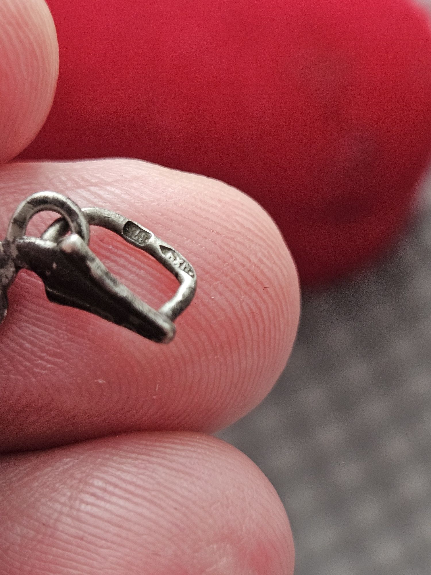 Крестик серебро 875 проба.