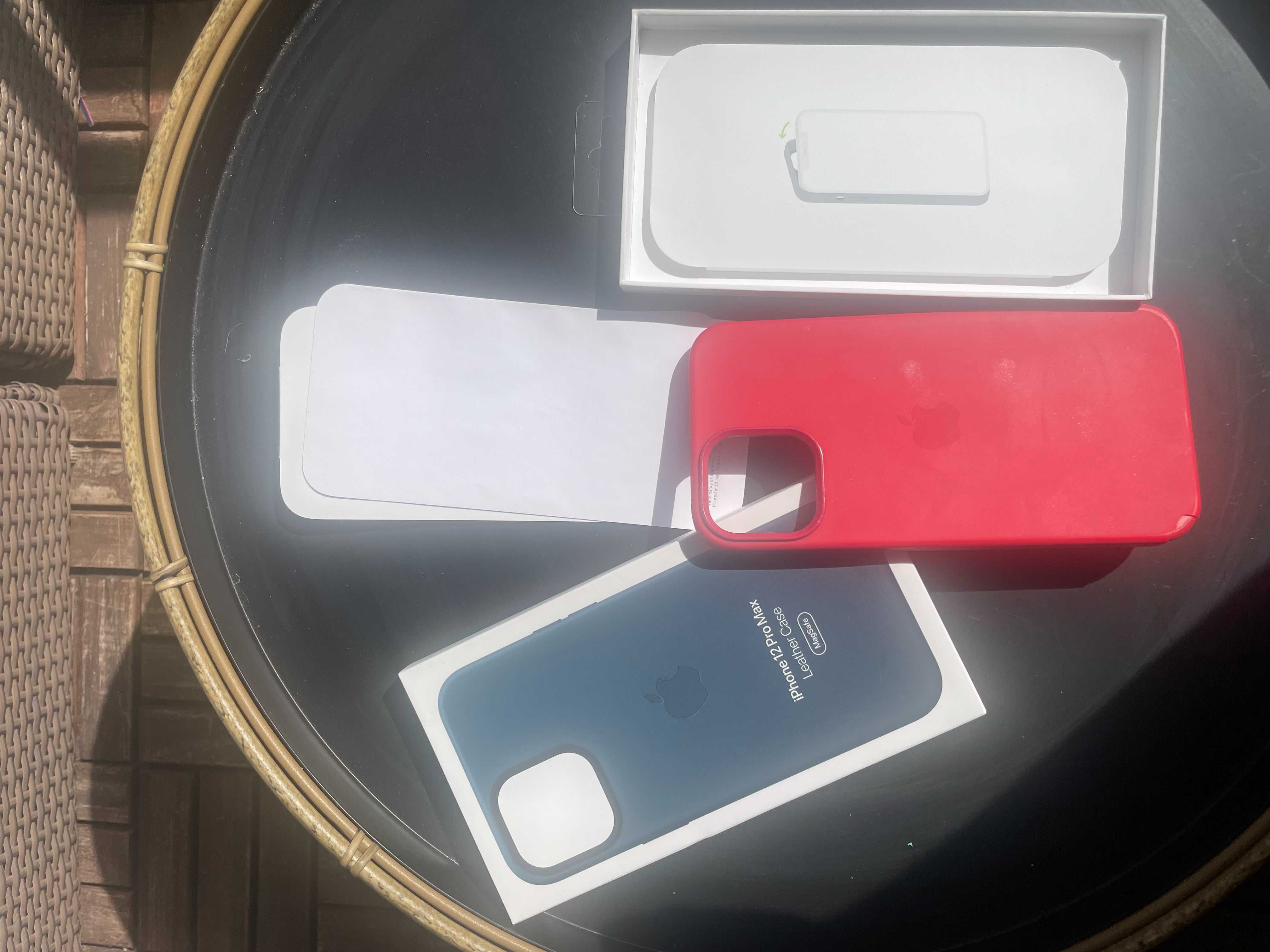 CAPA PROTECTORA MAGSAFE RED APPLE IPHONE 12 PRO MAX - ORIGINAL EMBALAG