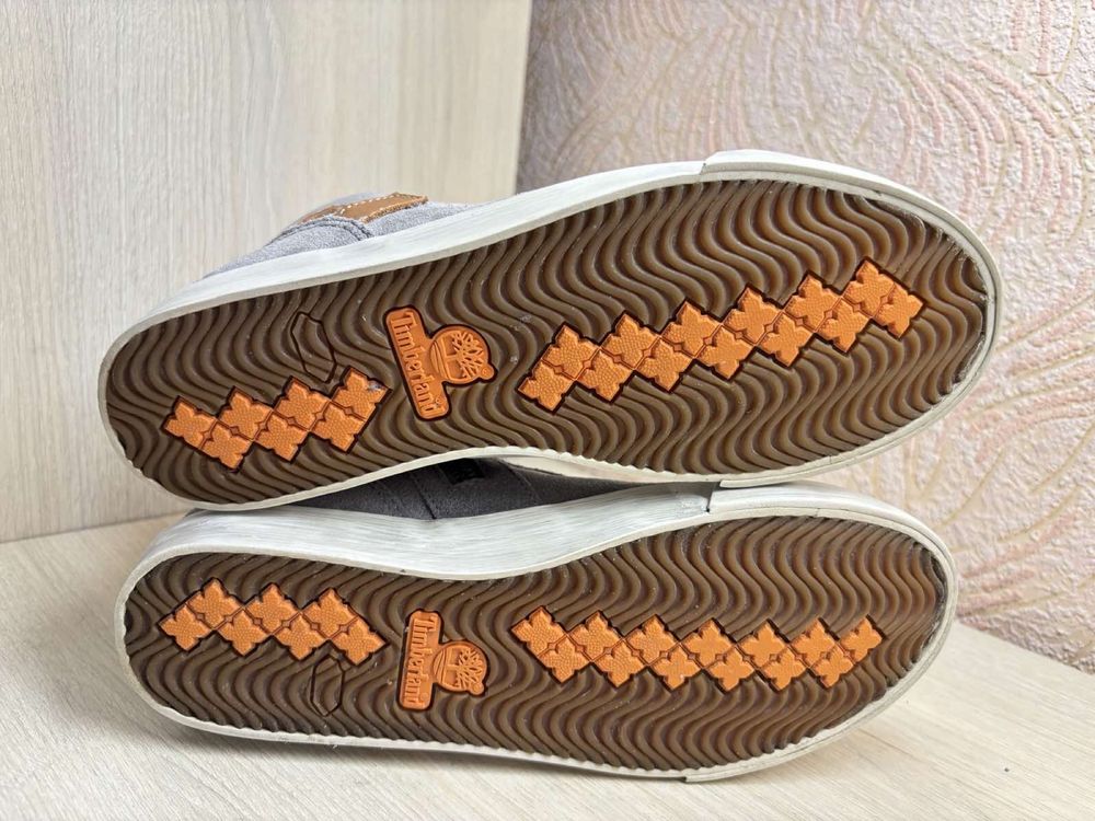 Кожаные кеды, кеди Timberland.