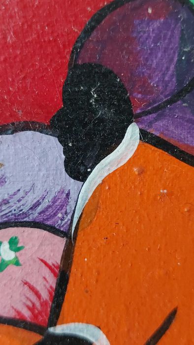 Obraz Wilnert 18×23 cm – kolorowa kompozycja z sygnaturą