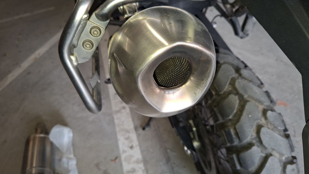 Wydech BMW GS 800 ED HAUST przelot akcesoryjny
