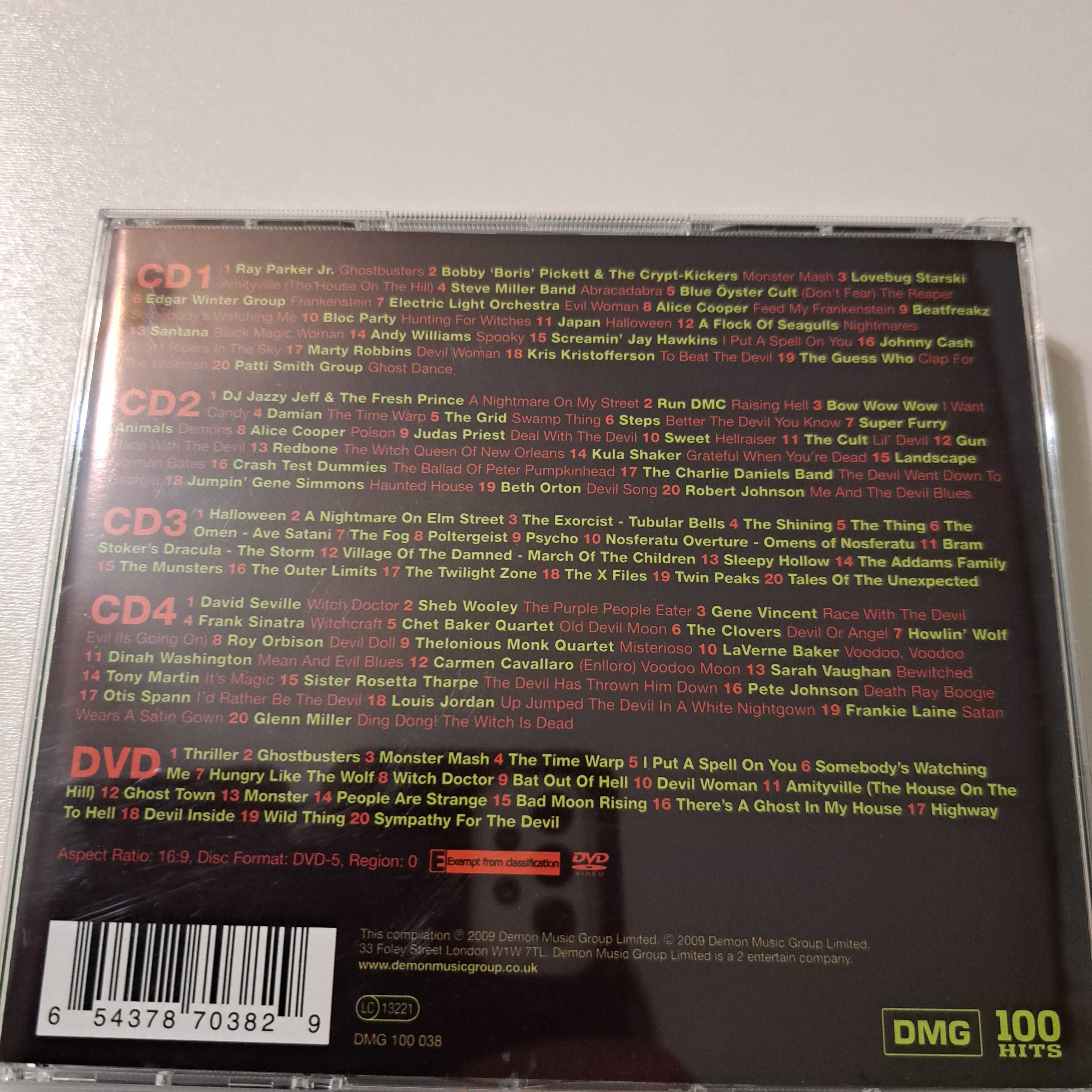 Płyty CD  Halloween - 100 Hits  4CD + DVD  nr693