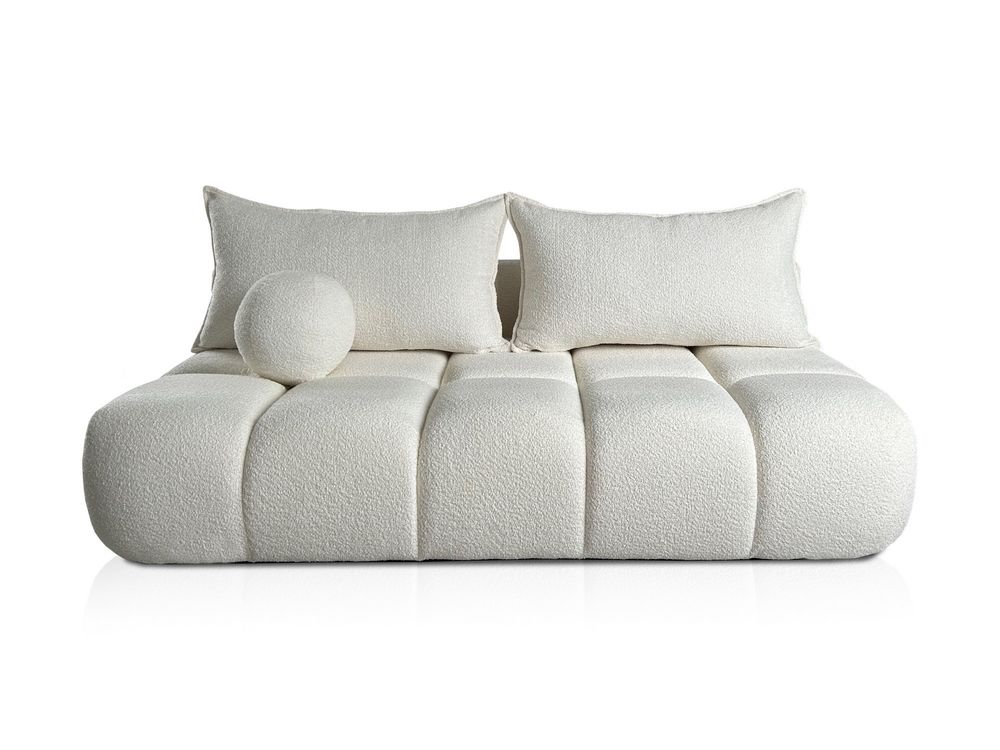 Kanapa sofa VIOLE BOUCLE rozkładana z funkcją spania + pojemnik