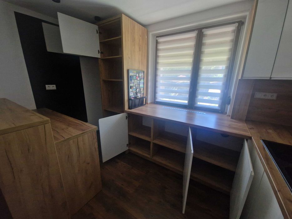 Meble kuchenne + okap i zlewozmywak