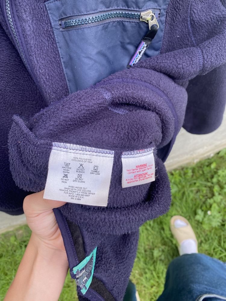 Vintage Patagonia Synchilla jacket 90s made in usa