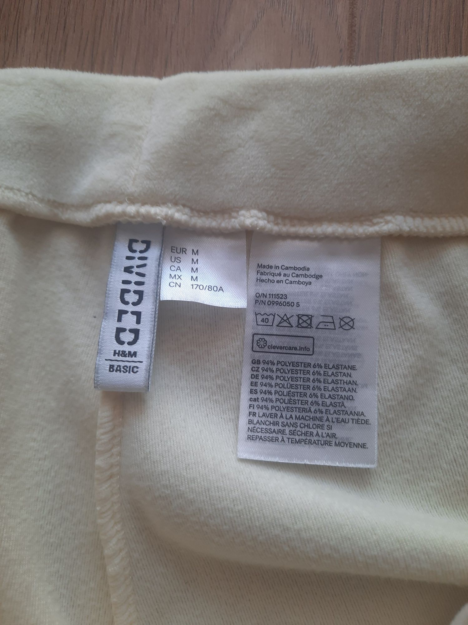 Aksamitne spodnie dresowe H&M