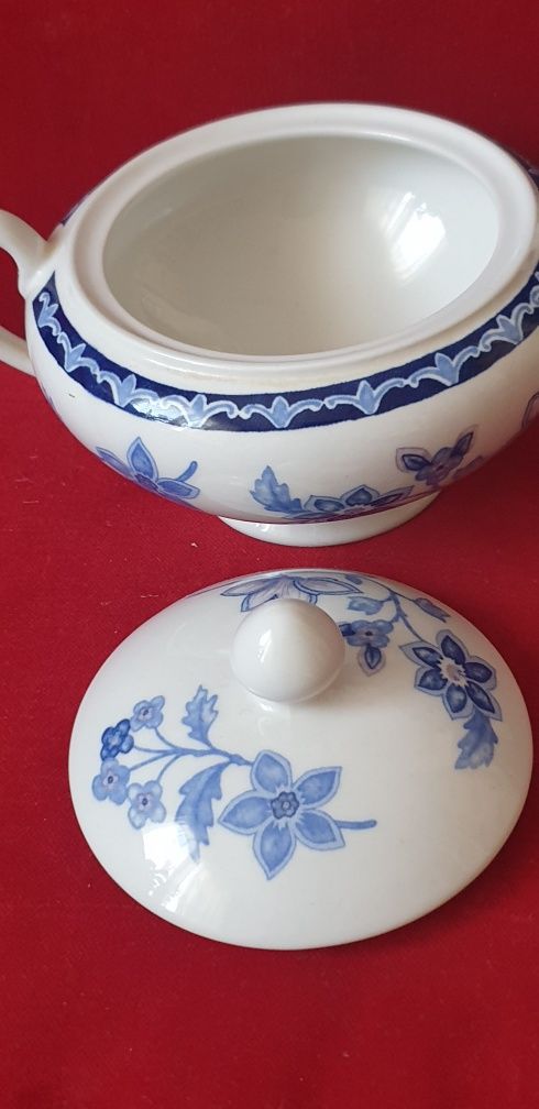 Cukiernica wzór cebulowy  porcelana angielska Blue .Syg .z lat 60 tych