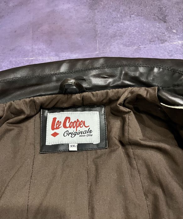 Шкіряна куртка lee cooper