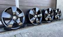 4x felgi aluminiowe 5x100 r16 et35 6J Alufelgi Oryginał Skoda Czarne