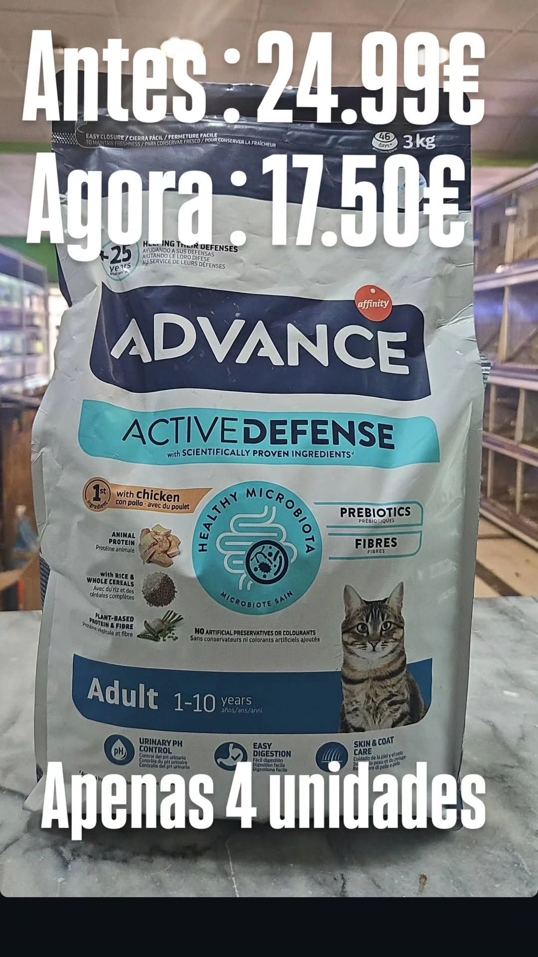 Rações para gato! 30% Desconto