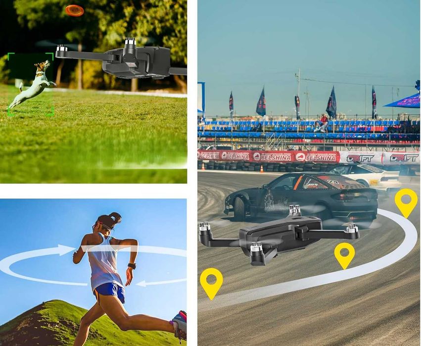 DRON K610 GPS z kamerą 4K, Bezszczotkowy + PILOT zdalnego sterowania