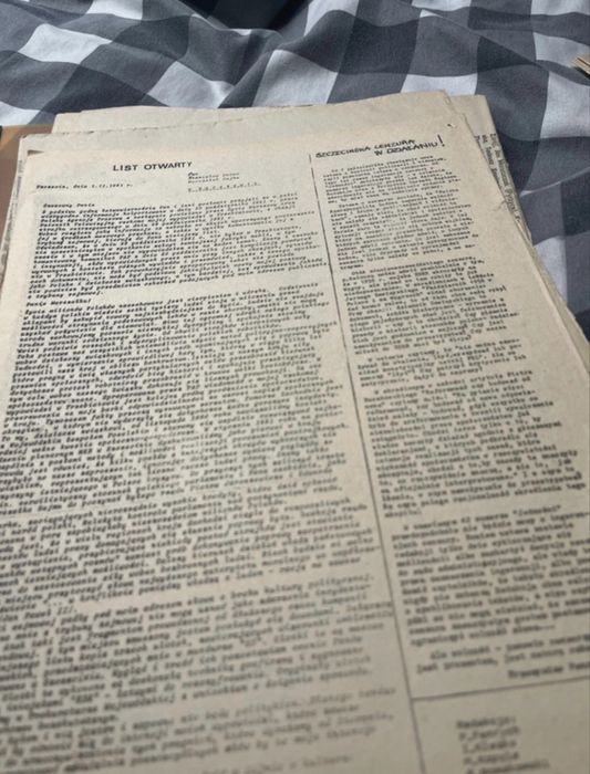 Dokumenty solidarność, komunikaty, tygodniki