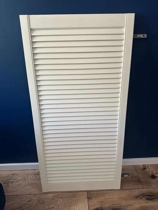 Stylowe drzwiczki ażurowe białe – nowe, 55 x 110cm