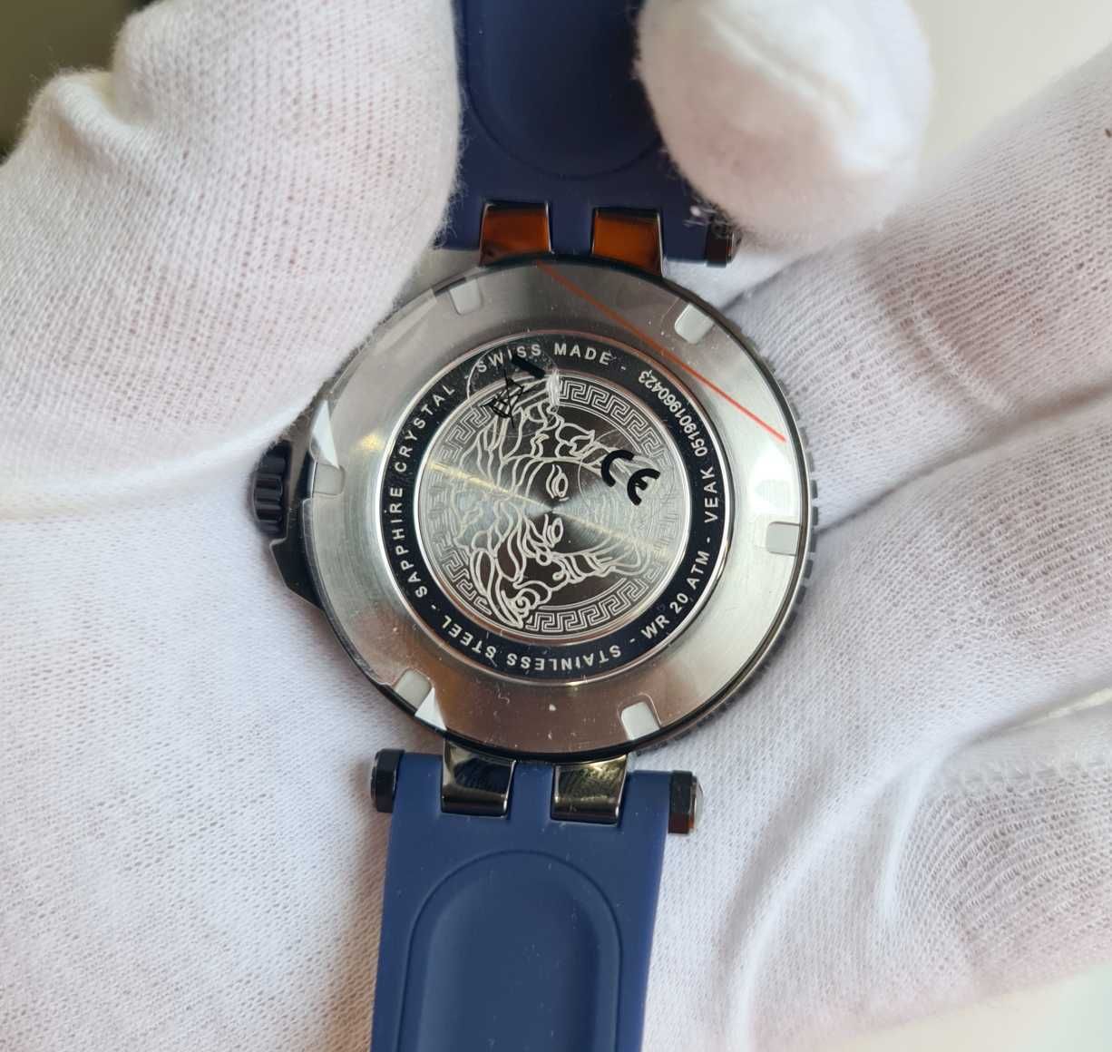 Чоловічий годинник часы Versace Diver 46мм 200m VEAK002 Swiss новий
