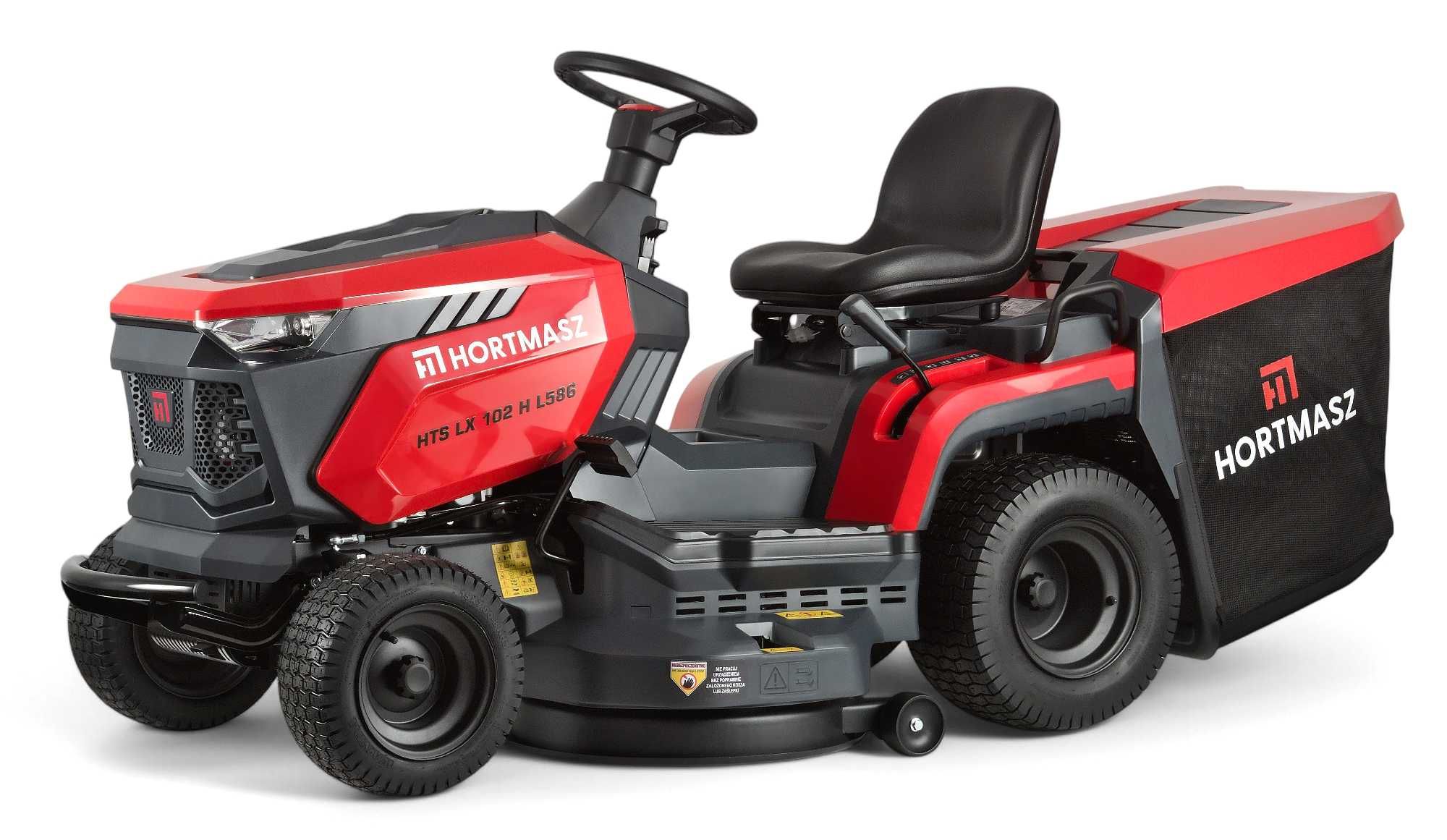 Traktorek HORTMASZ 586cc Loncin V2 POMPA HYDRO 18KM 102cm LCD+MYJKA