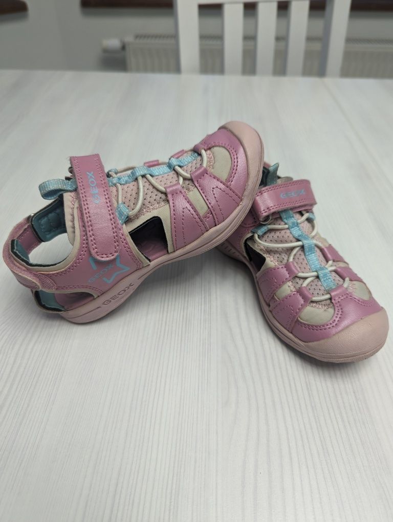 Buty Geox dziewczęce sandały półbuty różowe rozmiar 29
