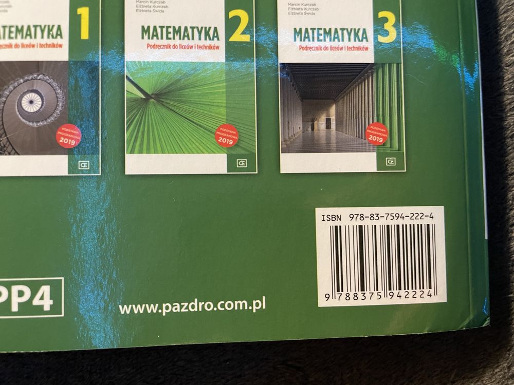 Podręcznik matematyka 4 zakres podstawowy oe pazdro