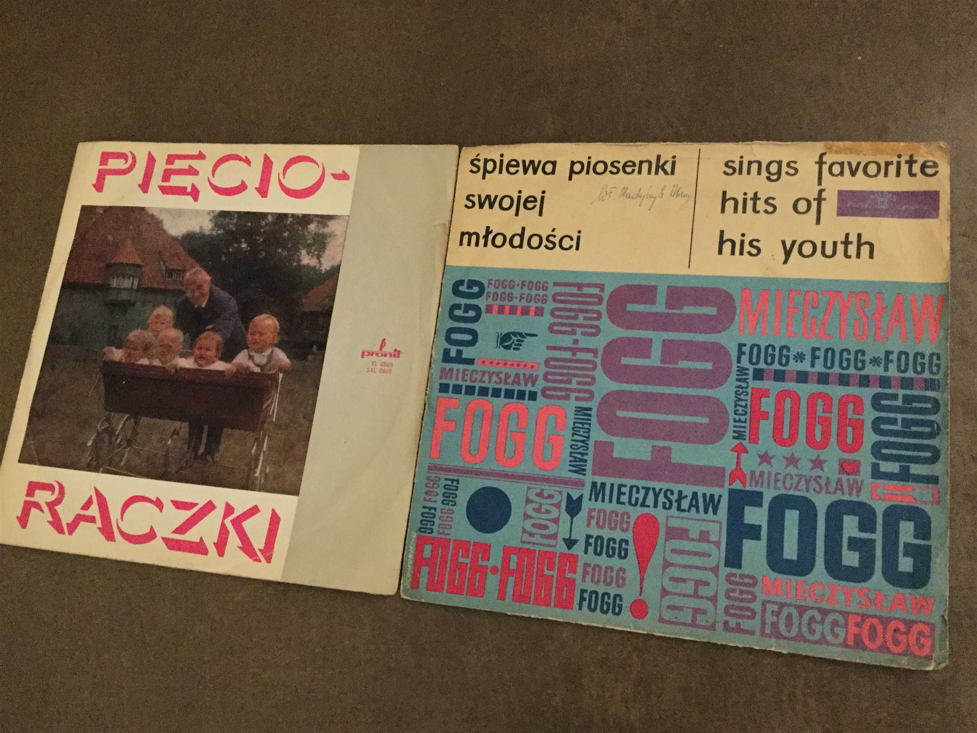 Mieczysław Fogg–Śpiewa Piosenki Swojej Młodości/Pięcioraczki–Zestaw2LP