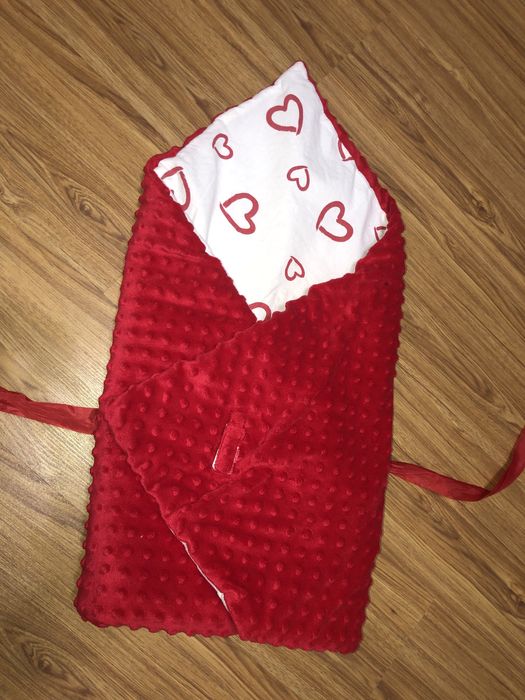 Конверт-одіялко на виписку/покривало зимовий для дівчинки