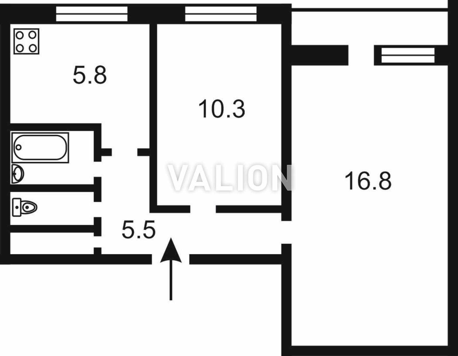 Продажа 2к квартиры ул. Кубанской Украины 51, Лесной массив.