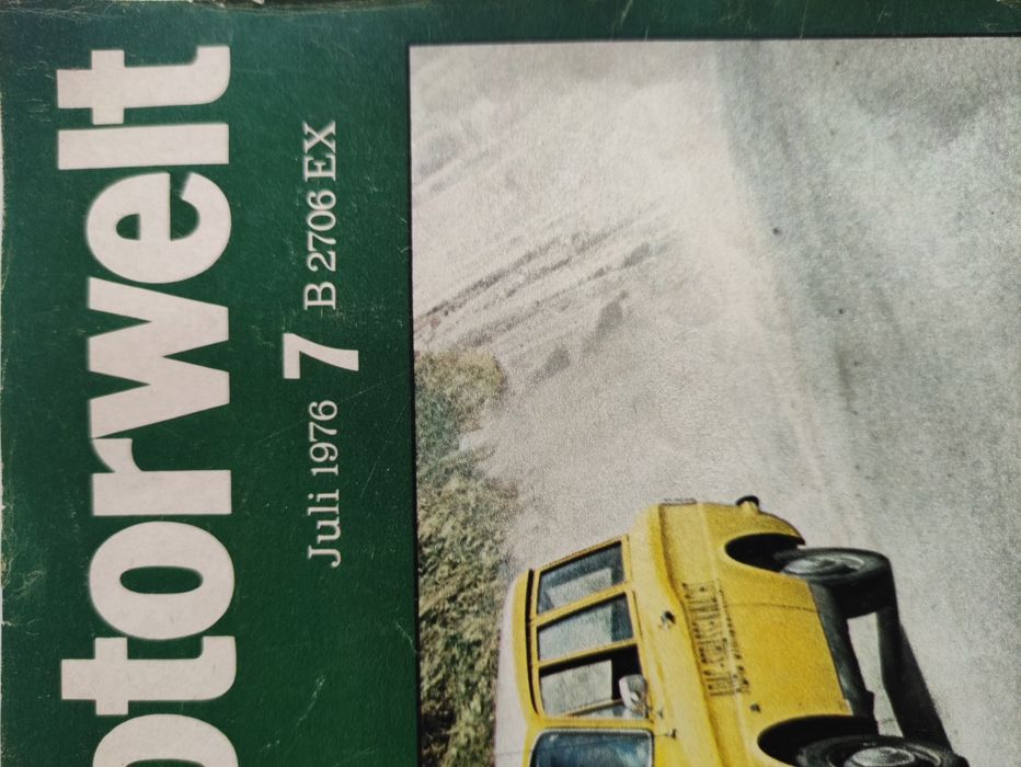 Gazeta ADAC Motorwelt z 1976r.