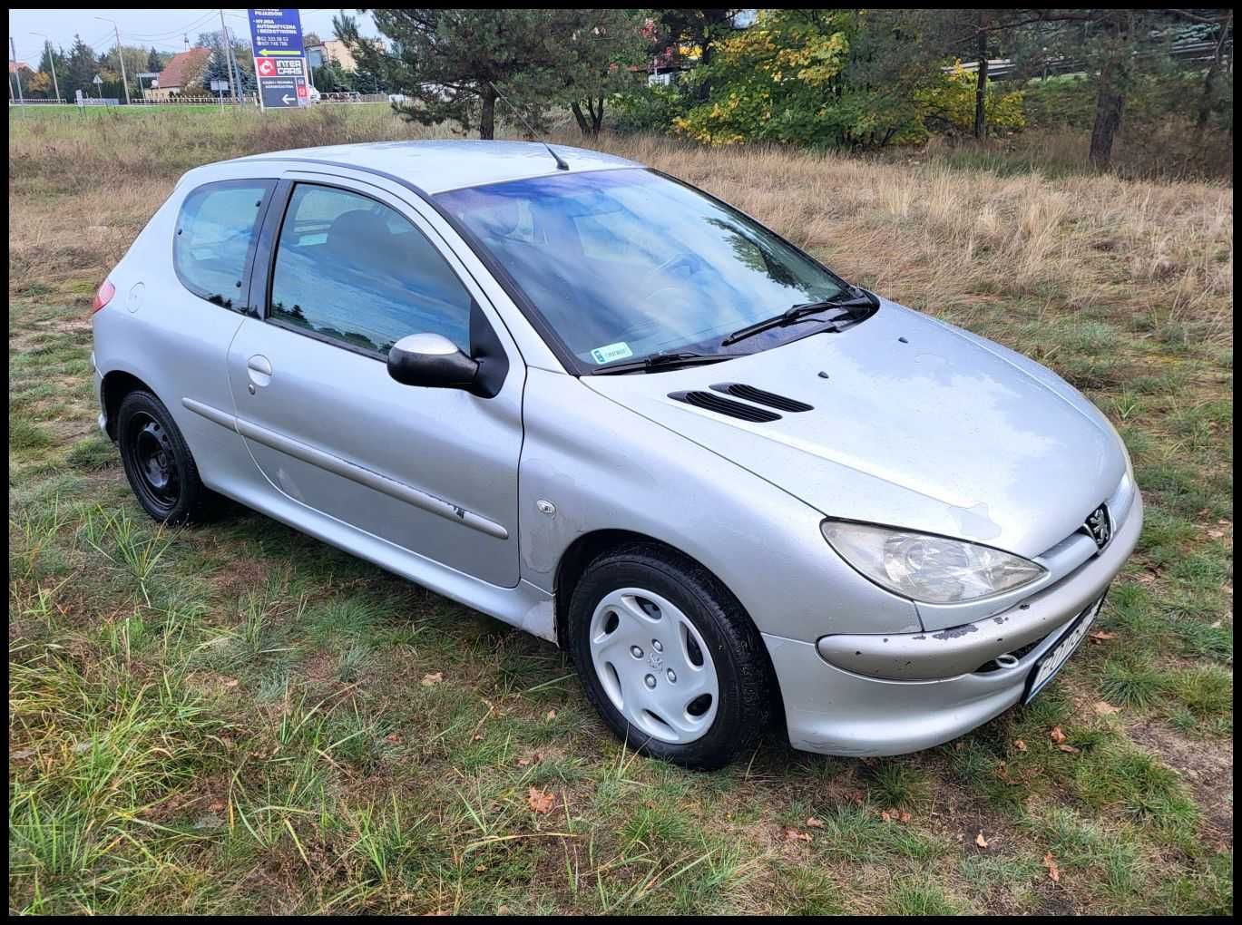 Peugeot 206 1.4 diesel, oplaty 2024, klima okazja transport,