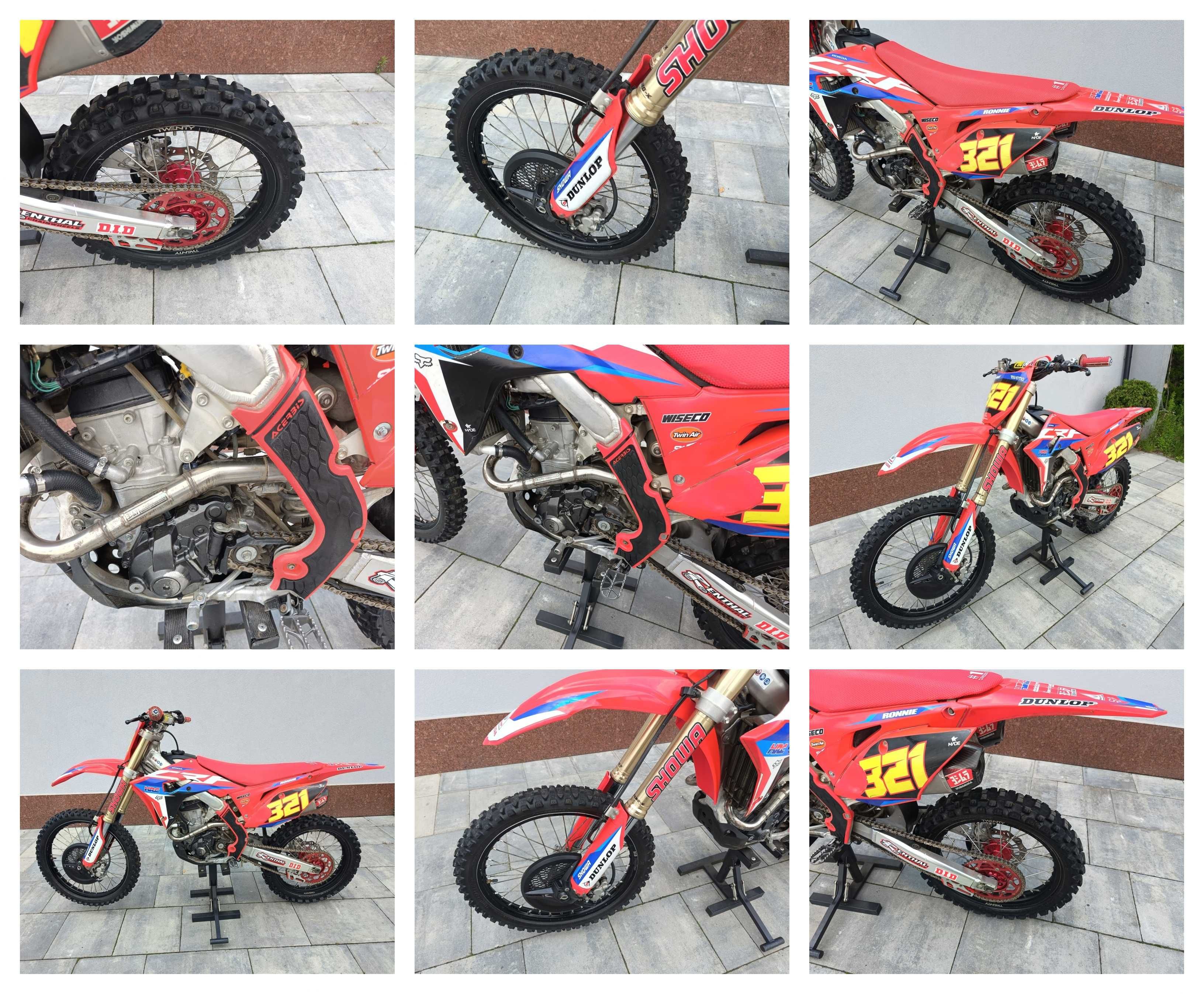 Honda CRF 250 R, 2018 r. YOSHIMURA, transport, raty na oświadczenie!
