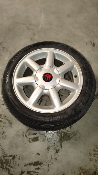 Felgi z oponami letnimi 165/60 R14 6Jx14 ET45 śruby dekielki