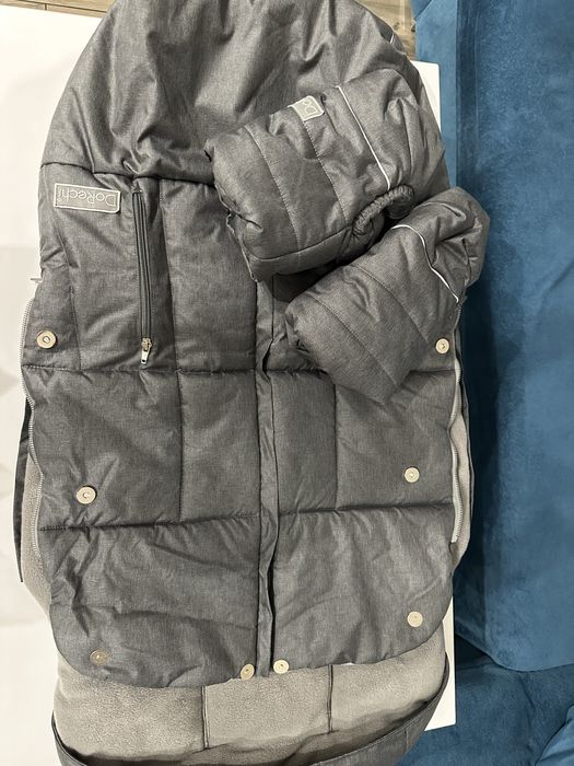 Конверт зимовий для візочка та рукавиці