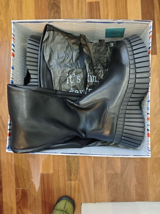 Ботфорти жіночі Mirator шкіра р.38 Нові!