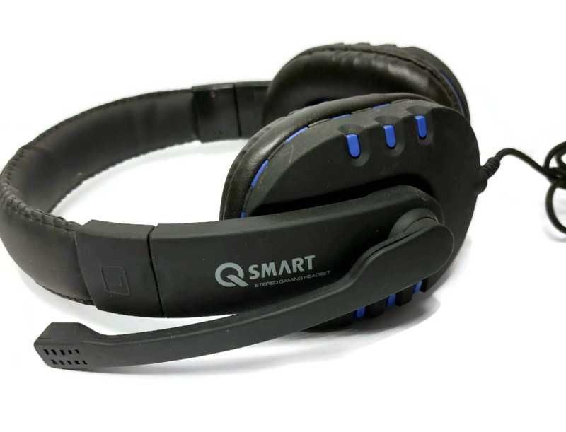 Słuchawki z mikrofonem Q-SMART QSHPC001 Nauszne
