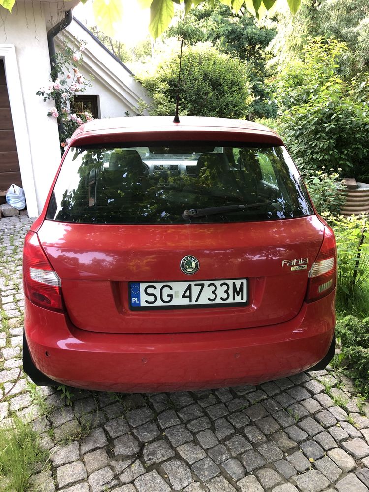 Skoda Fabia II Czerwona 2007