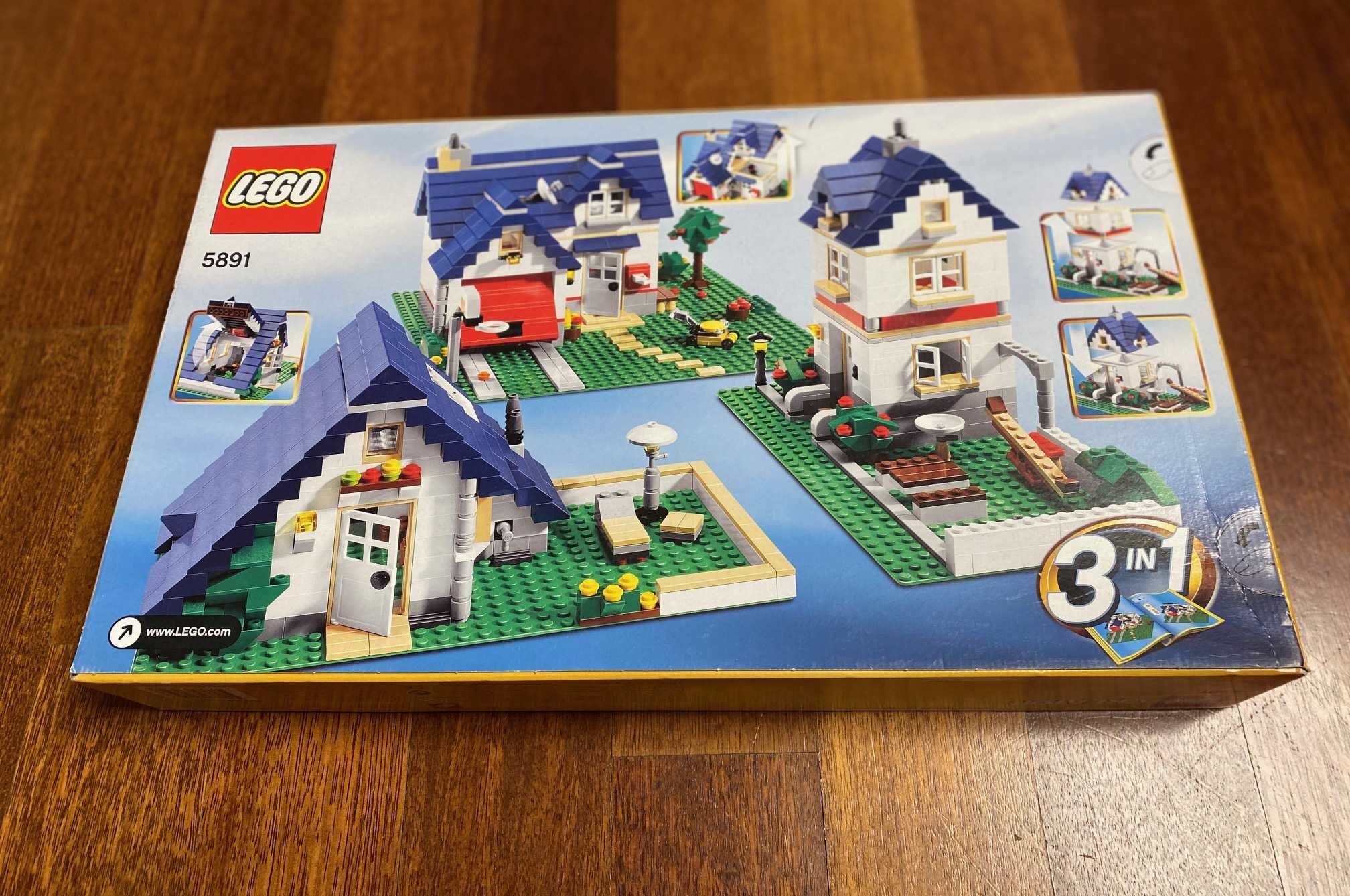 LEGO Creator - 5891 - domek z garażem - 3w1