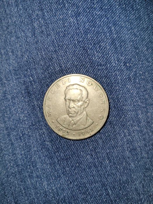 Moneta 20zł z 1976r. Marceli Nowotko