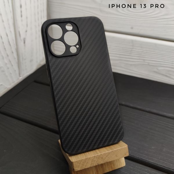 Чехол тонкий Carbon TPU на iPhone 13/ 13 Pro/ 13 Pro Max