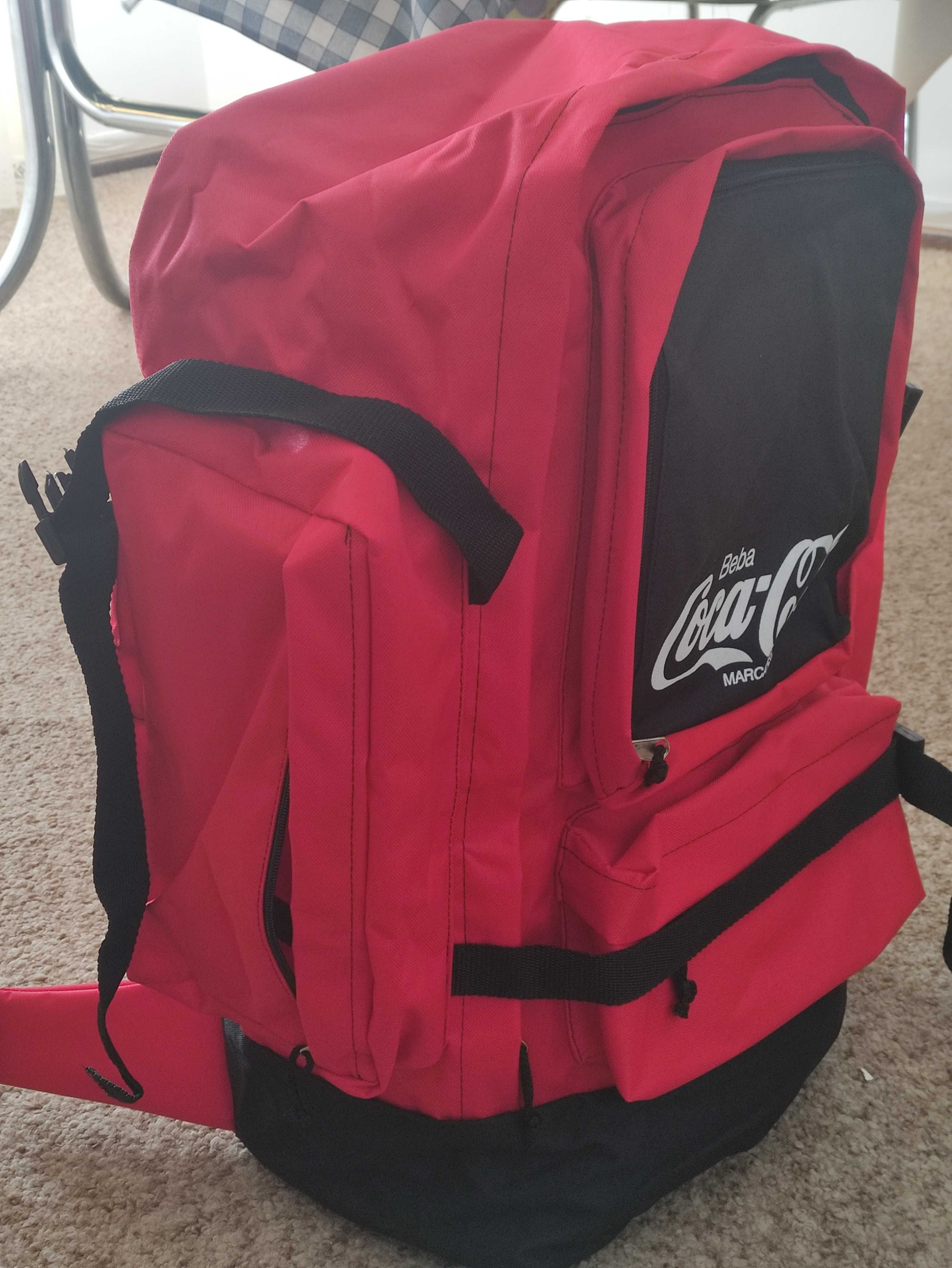 Mochila Coca Cola Grande NOVA