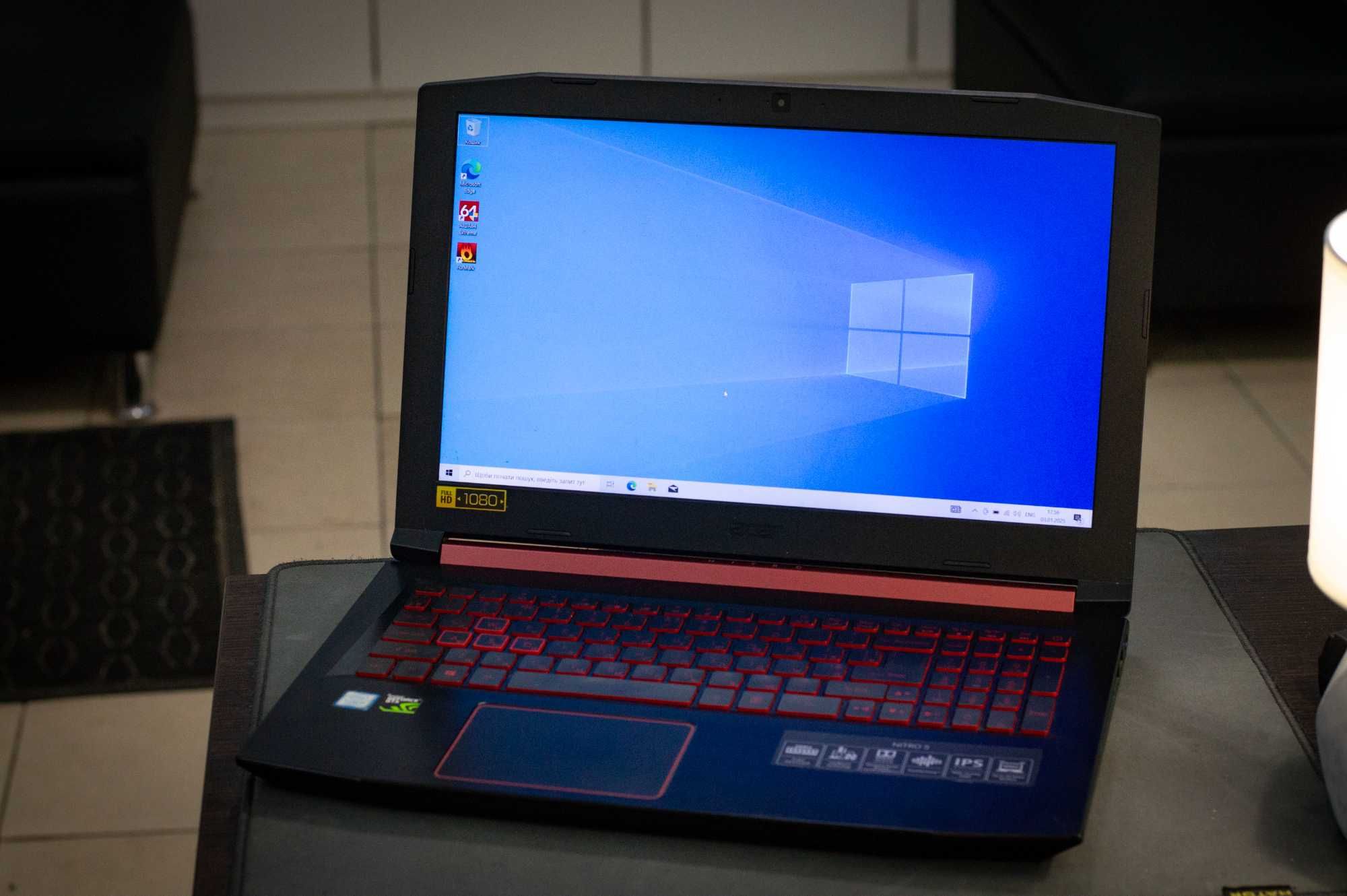 Игровой Acer Nitro GTX 1050 4gb Core i5 500gb SSD
