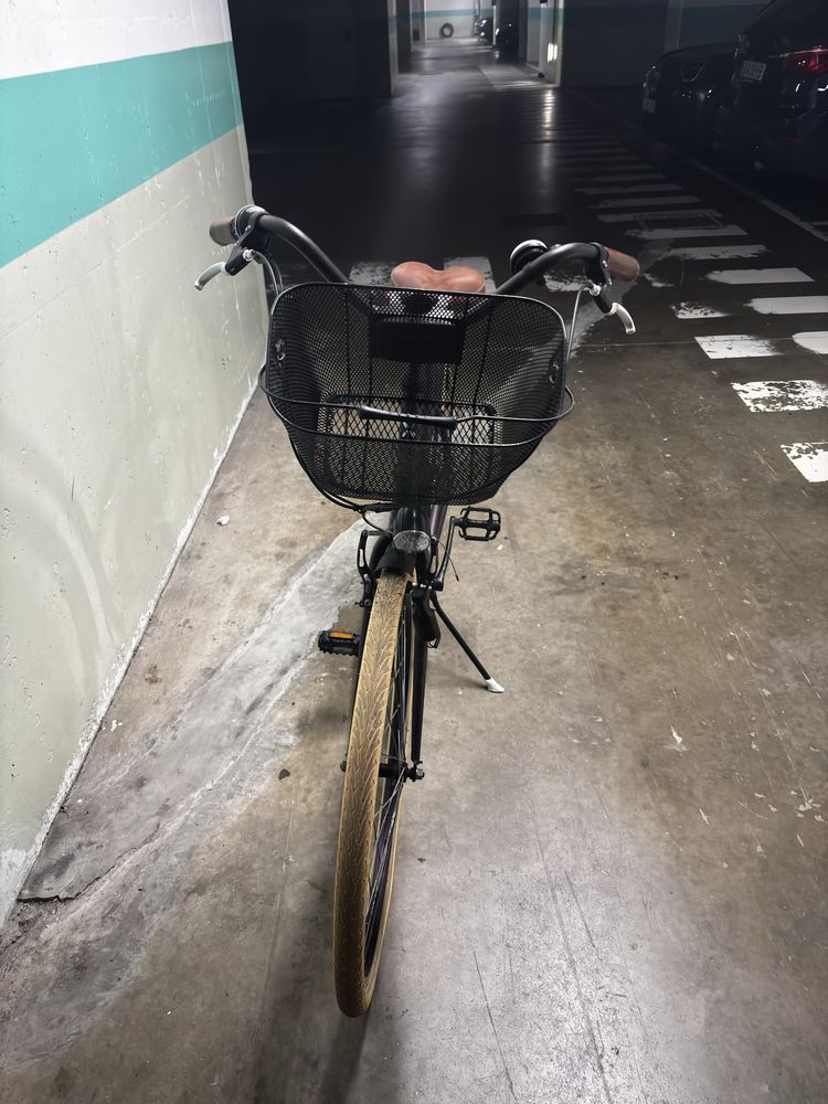 Bicicketa de passeio com cesto