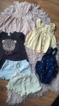 Ubranka dziewczęce letnie 68/74 h&m zara